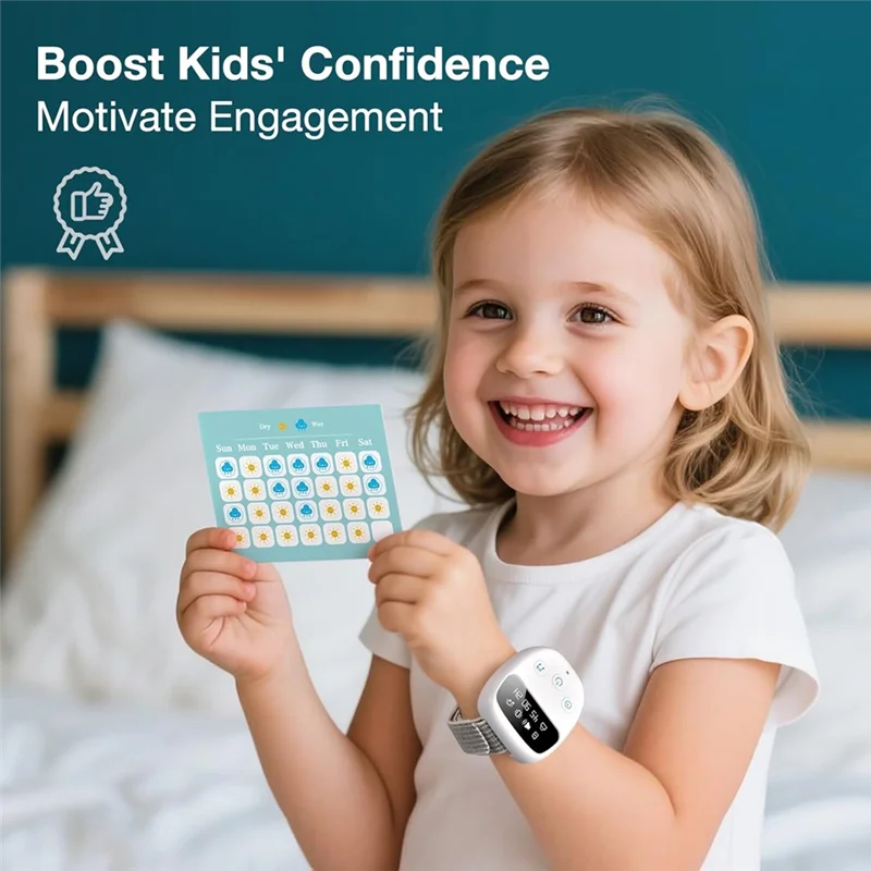 【RECOMENDAR】Waterproof Rechargeable Wireless Bedwetting Alarm, Suitable For Seniors And Children, Includes 3 Modes, Reusable Des