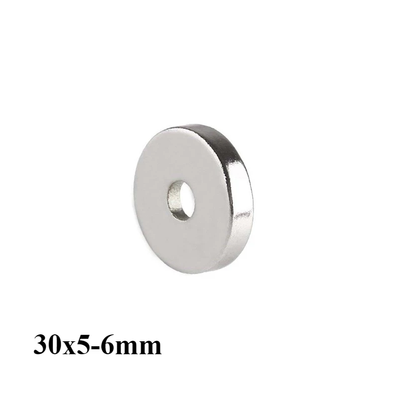 50x5-6mm Stałe magnesy NdFeB Strong big Magnesy 40*5 Otwór 6mm NdFeB superStrong Potężne magnesy pierścieniowe 30*5-6mm 25*5-6mm