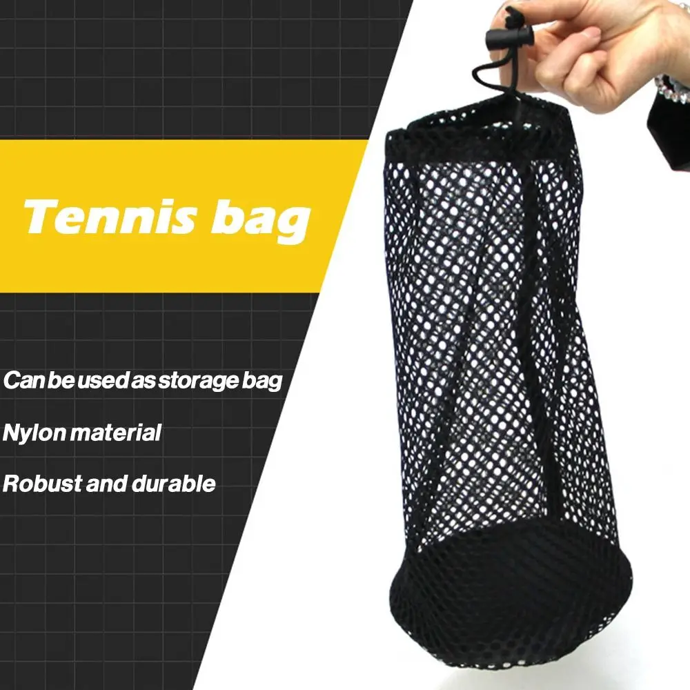 3Sizes Drawstring Pouch 12/25/50 Ball Carrying Golf Tennis Bag Mesh Net Bag Golf Ball Holder Nylon Bag