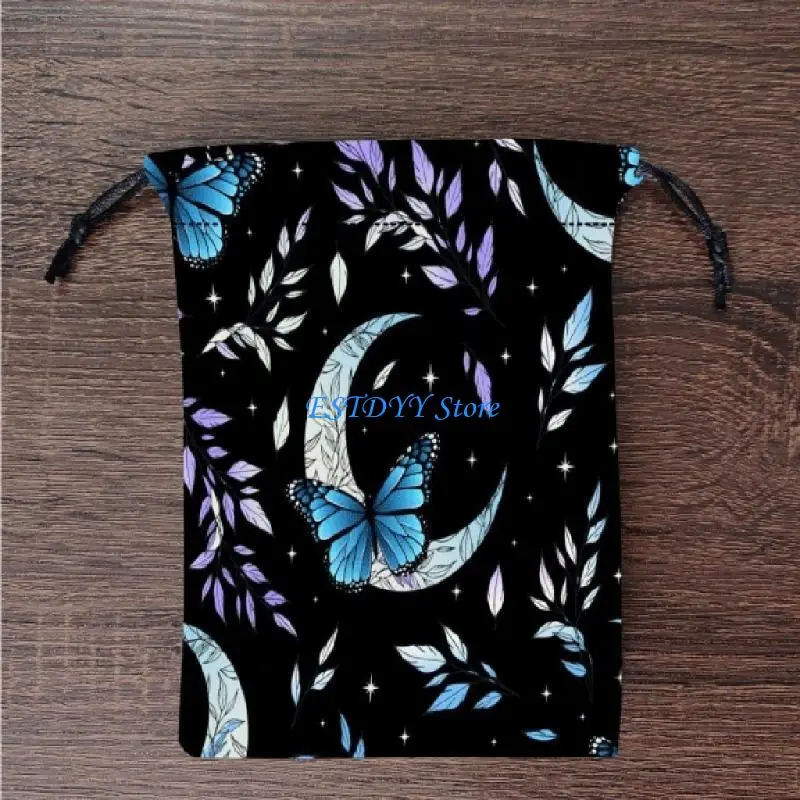 

G6DE Divinations Tablecloth Oracles Card Deck Table Board Game Bag Drawstring Pouches