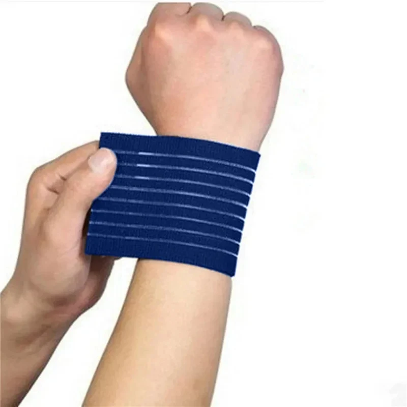 Adjustable Elastic Wrist Wrap, Compression Wrist Band for Sports Fitness, Wrist Protector for Men Women Weightlifting Basketball view 5