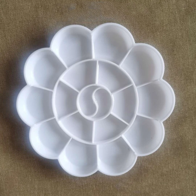 لوحة ألوان مكونة من 18 نغمة، لوحة ألوان زهر البرقوق، لوحة ألوان مائية كبيرة سميكة من الأكريليك #4