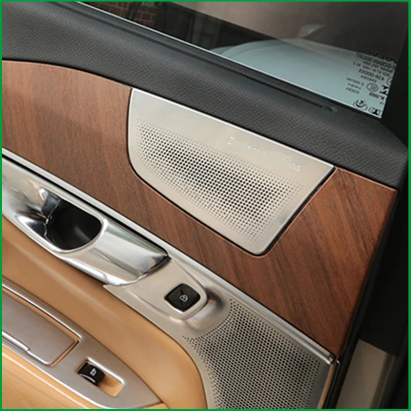 

Декоративная накладка на дверную аудиосистему для Volvo XC90 2015-2020: рамка динамика, аксессуары для автостайлинга