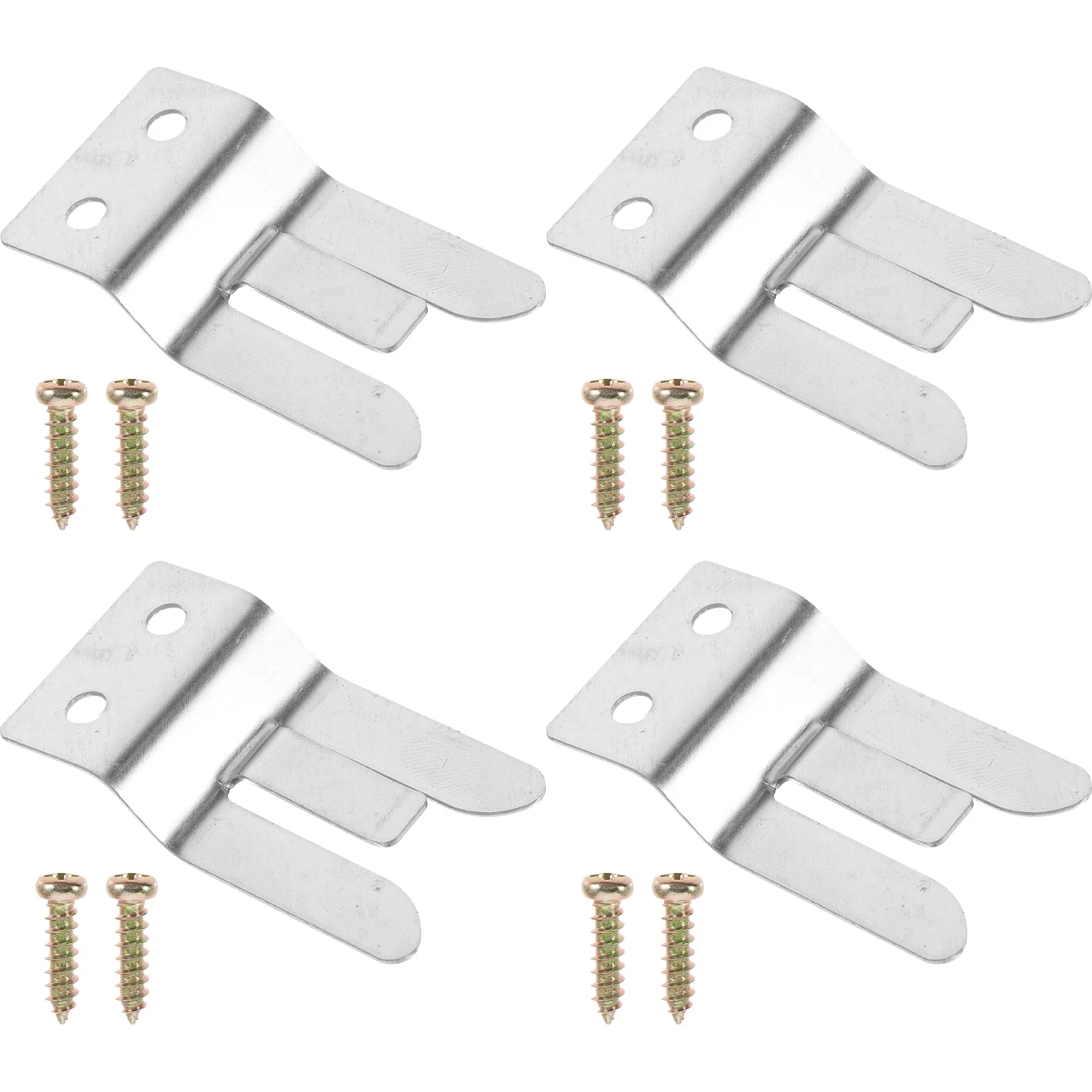 

4 Pcs Microphone Hook Holder Clip for Stand Hanger Radio Accessories Metal Clips Stands