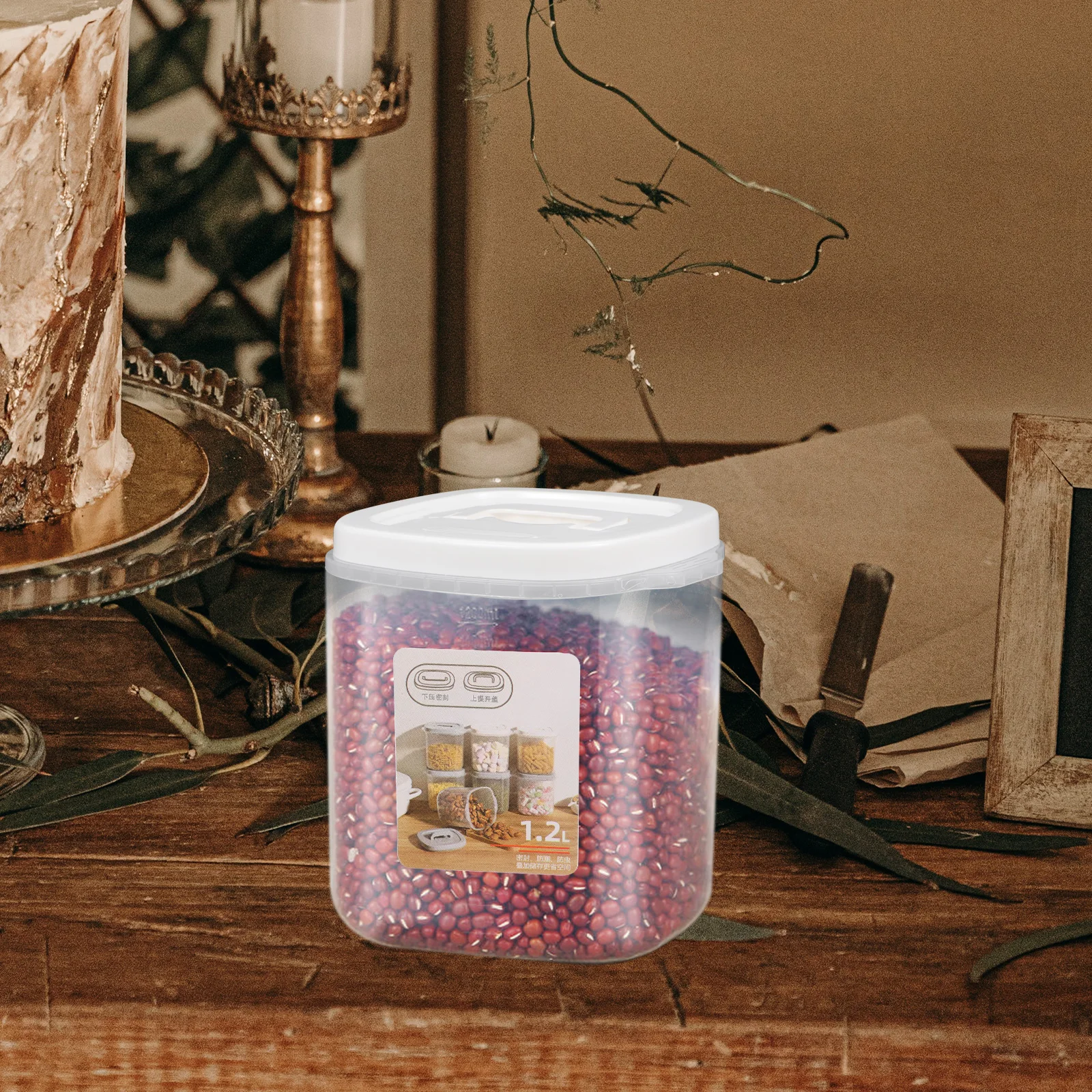 مختومة خزان الأرز صندوق تخزين متعدد الشبكات للأغذية الجافة الحبوب الحبوب الدقيق القهوة الشاي المطبخ مخزن منظمة الحاويات