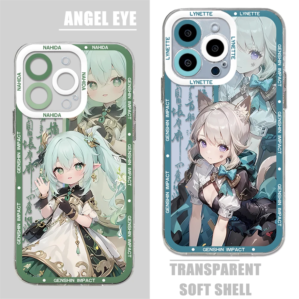 Genshin Impact nahida ayaka Phone Case For Xiaomi Redmi Note 13 12 12C 11 10 10C 13C 10s 9 9s 9A 9T 9C 8 7 Pro Max 4G 5G Cover