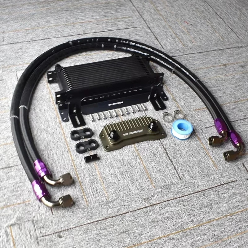 

Комплект алюминиевого маслоохладителя двигателя для Volvo S60L XC60 V60 V40 2.0T T5, система охлаждения автомобиля