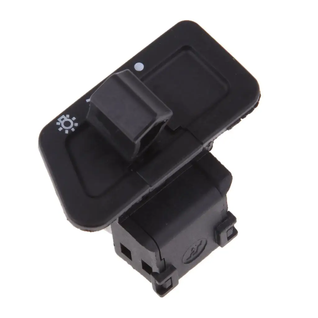 

Handlebar Mount Headlight Toggle Switch Wear Resistant Plastic ON OFF Waterproof for Motorcycle Scooter