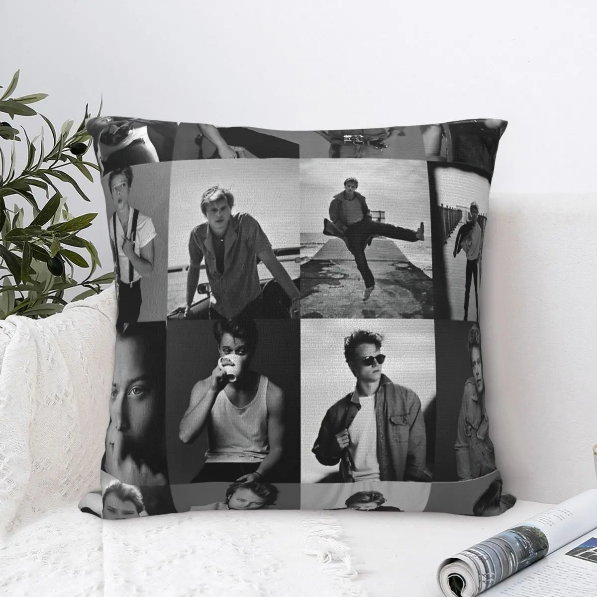 Rudy Pankow Pillow Case American Film Cushion Covers Awesome Polyester Decorative Pillowcase for Home 40x40cm