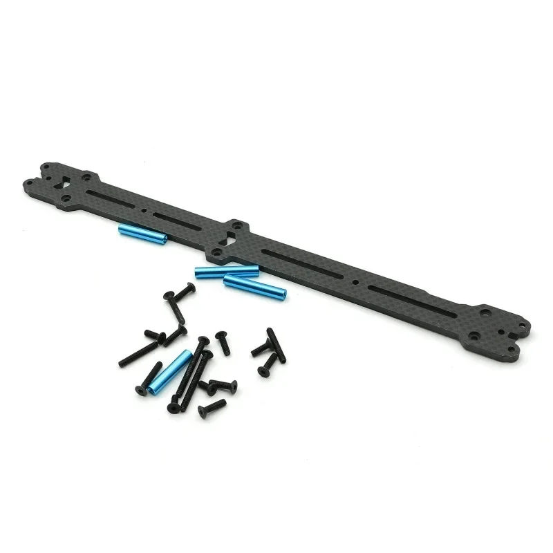 NUOVA Fibra di Carbonio Secondo Piano Lastra Bordo Piastra Per 1/10 Tamiya XV02 XV-02 RC Auto Parti di Aggiornamento Accessori