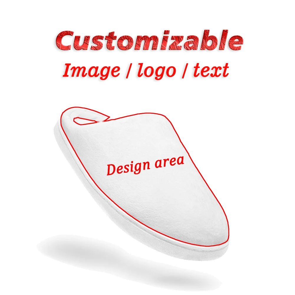 

Customizable Printed cotton slippers for men and women winter fleece slippers Accepting all kinds of orders