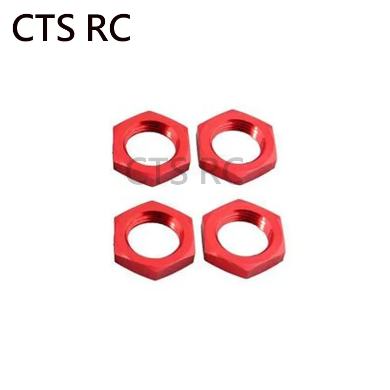 free shipping 17mm Wheel Hex Adapter Nut Thread Pitch 1.25mm For 1/8 RC Model Car Upgraded Hop-Up Parts HSP