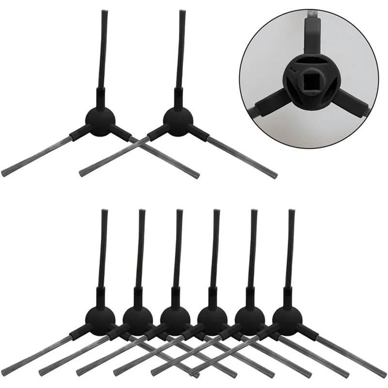 8 قطعة قطع غيار فرشاة جانبية لملحقات مكنسة الروبوت MONSGA MS1 MAX فرش كنس الحواف