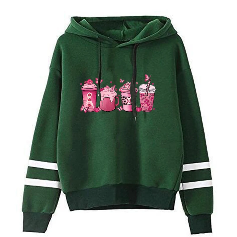 Borstkanker Bedrukte Hoodie Voor Vrouwen Mode Herfst En Winter Pullover Sunisex Creatieve Gepersonaliseerde Sweatshirts