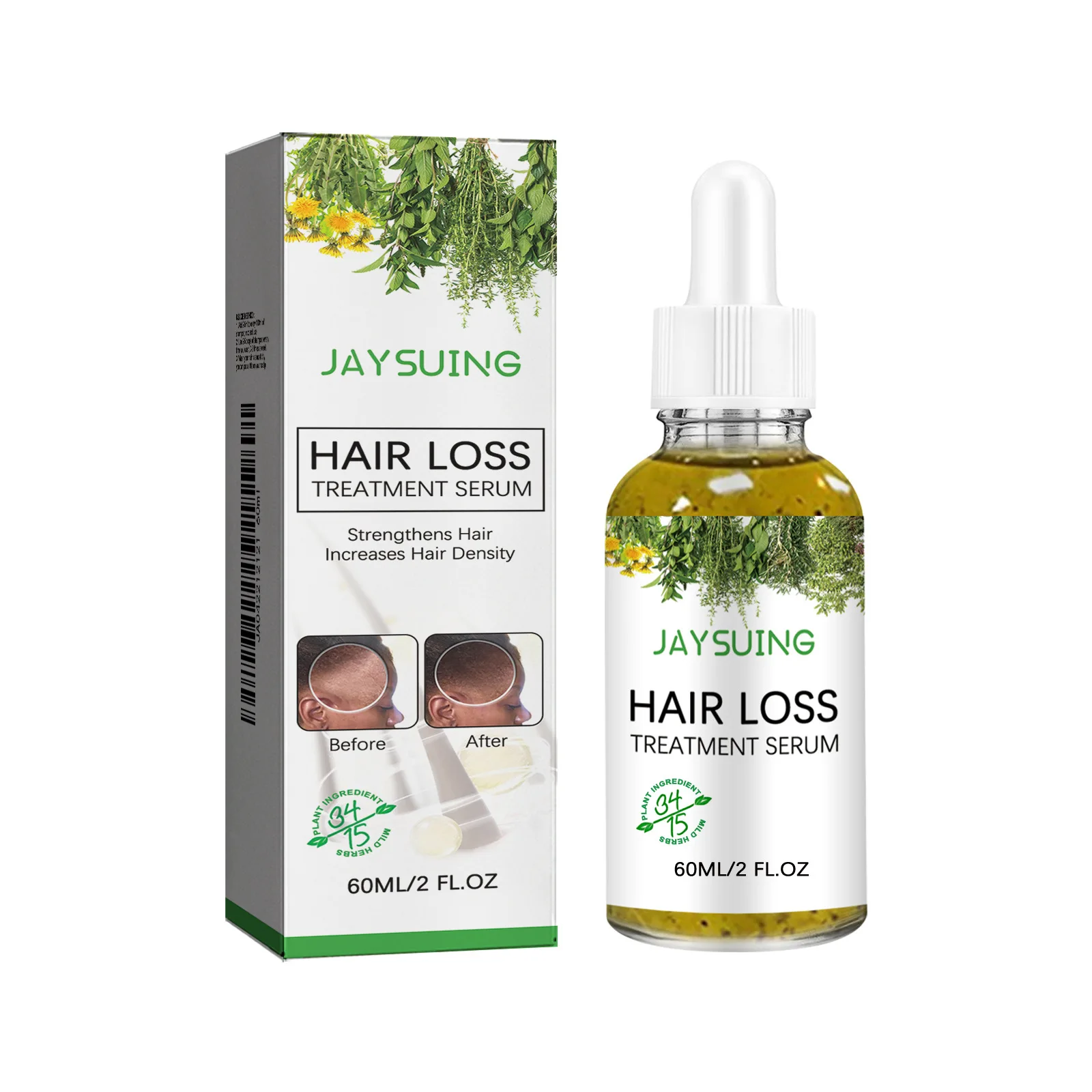 Hair Growth Serum Anti Loss Repair Damaged Strengthen Hair Roots Anti Dandruff Scalp Treatment Anti Frizz Nourishing Hair Serum