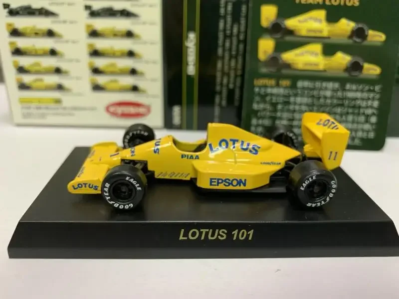 1:64 كيوشو لوتس 101 # 11 # 12 مجموعة من زخارف نموذج السيارة المصنوعة من السبائك المصبوبة #3