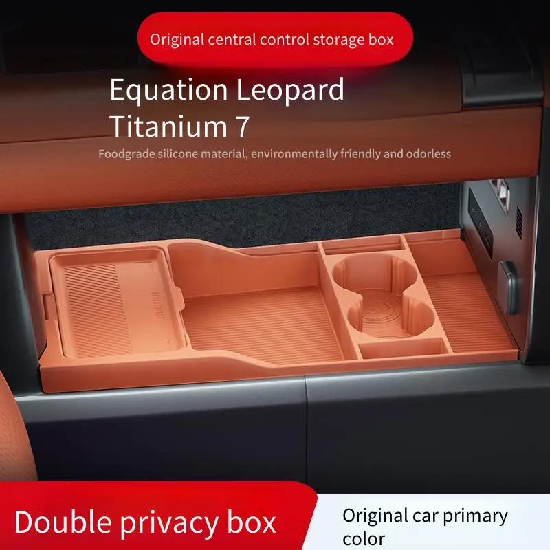 

Suitable for the 2025 BYD Formula Leopard Titanium 7 central control lower storage box storage box special protective pad