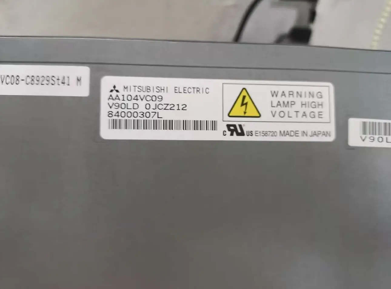 Nova tela LCD genuína AA104VC09 de 10,4 polegadas