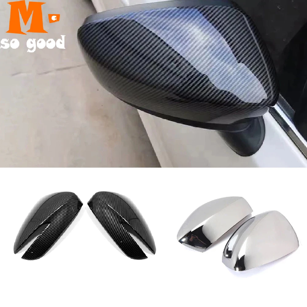 Chrome Carbon For Mazda CX5 CX4 CX3 Car Side Mirror Rearview Tuning Mirror Decoration Cover Trim 2012 - 2015 Styling Accessories