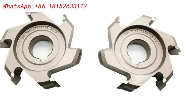 エッジアクセサリーの完全なセット2個、プレミリングエッジバンディングマシンヘッド、精密粗トリミングトラッキングカッターMM