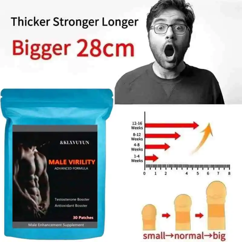 Get Hard Patch per uomo - MALE VIRILITY COMPLEX - compresse booster di energia