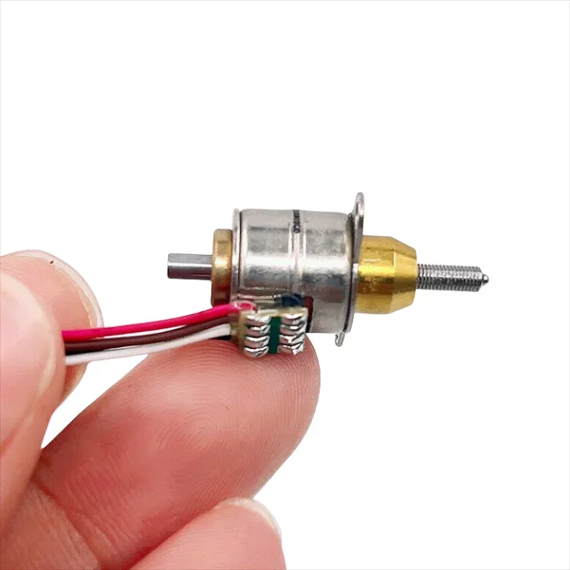 DC 5V Precious Nidec 10mm Stepper Stepping Motor 2-Phase 4-Wire Telescopic Linear Screw Shaft 6.5mm Stroke for Valve Control