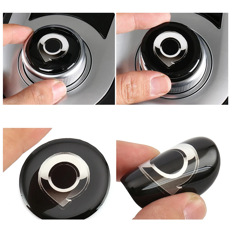 Gear Shift Knob Button Decals Sticker For Great Wall GWM Poer Cannon 2019-2026 Interior Mod Upgrade Decorative Cover Accessories