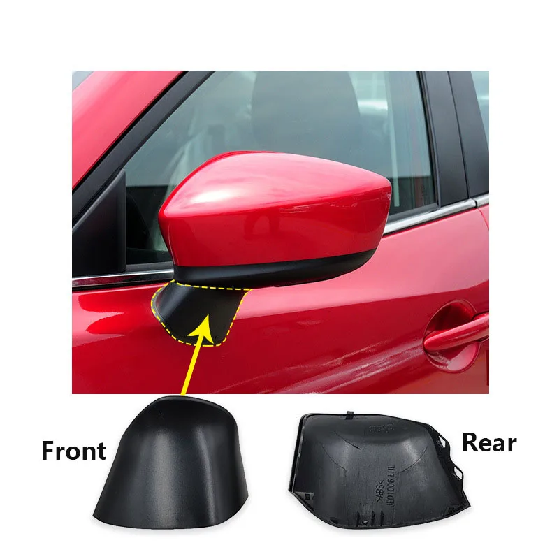LHD Car Side Mirror  Light Lamp Lens Glass Rearview Mirror Frame Lower Base Cover For Mazda 3 Axela 2014 2015 2016