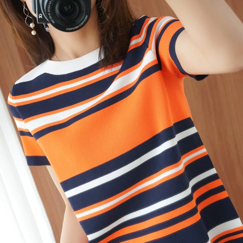 Thumbnail 2 - #26 Latest Classic Striped T-Shirts Offers