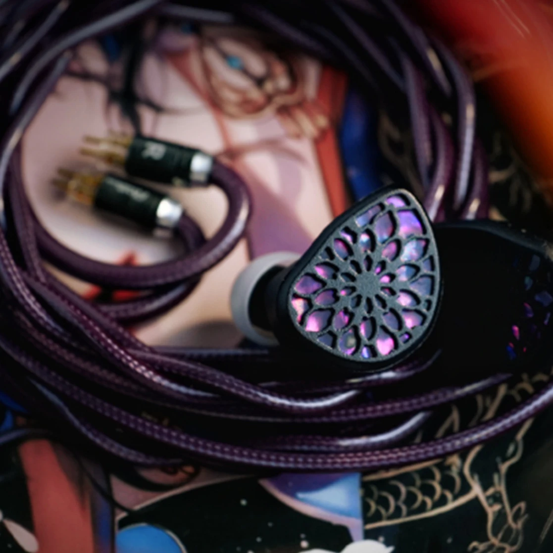 Tangzu-wu Zetian Legend Edition hifi有線ヘッドフォン、デュアル