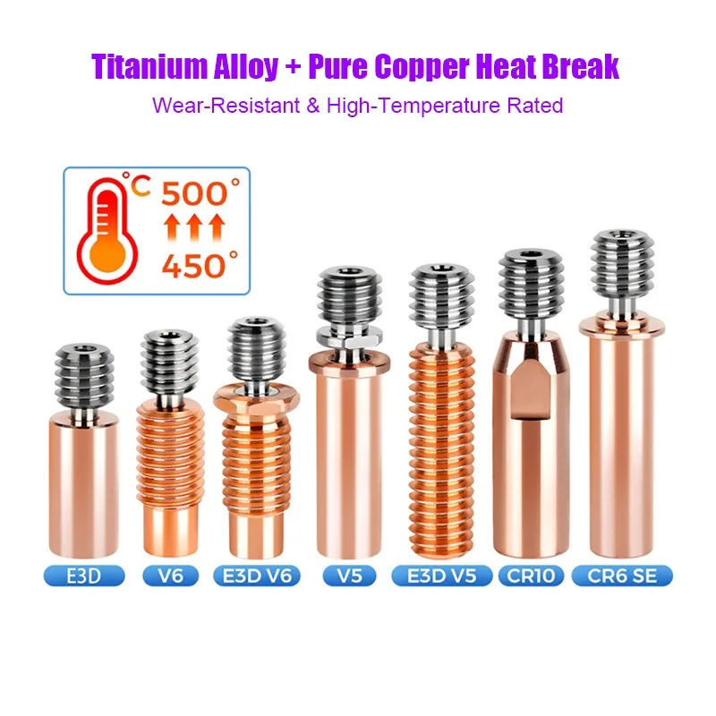 E3D V6 Titanium+Cop… - image