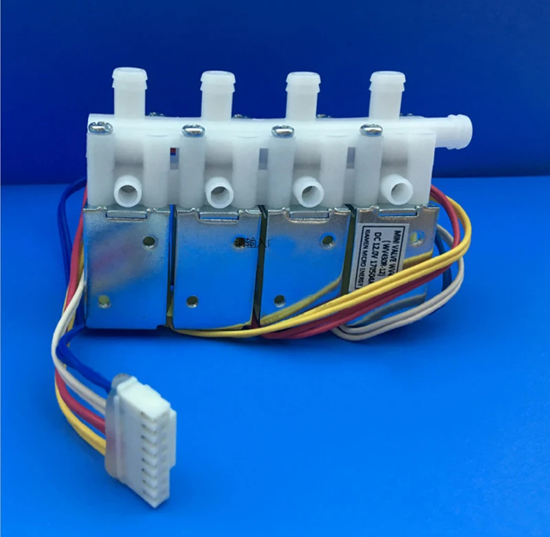 DC 12V/24V 4ตำแหน่ง3-Way Micro ไฟฟ้า Solenoid วาล์วปกติปิดวาล์วอากาศสำหรับนวดอุปกรณ์/อุปกรณ์การแพทย์