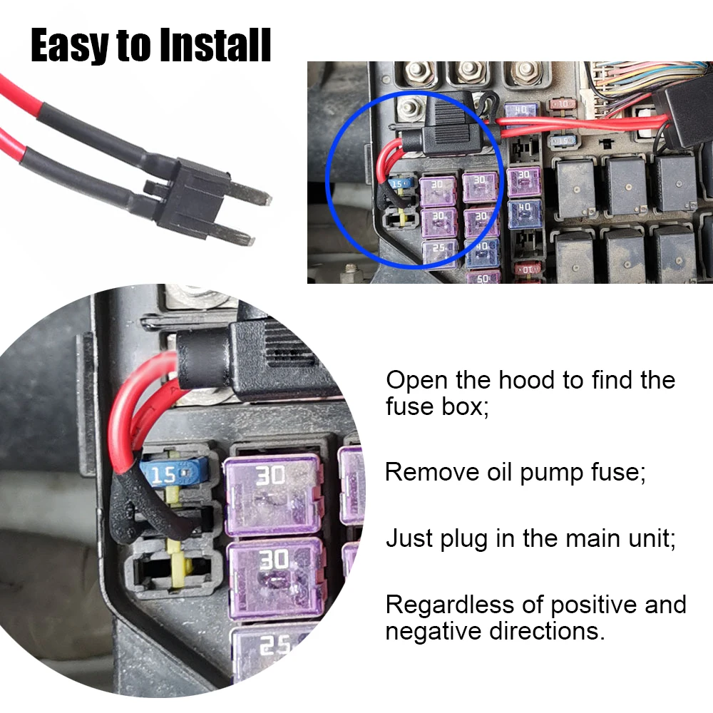 For Gasline Car Motorcycle Wireless Anti-robbery System Anti-theft Device Circuit Cut Off 12V Engine Lock RFID M506 Immobilizer