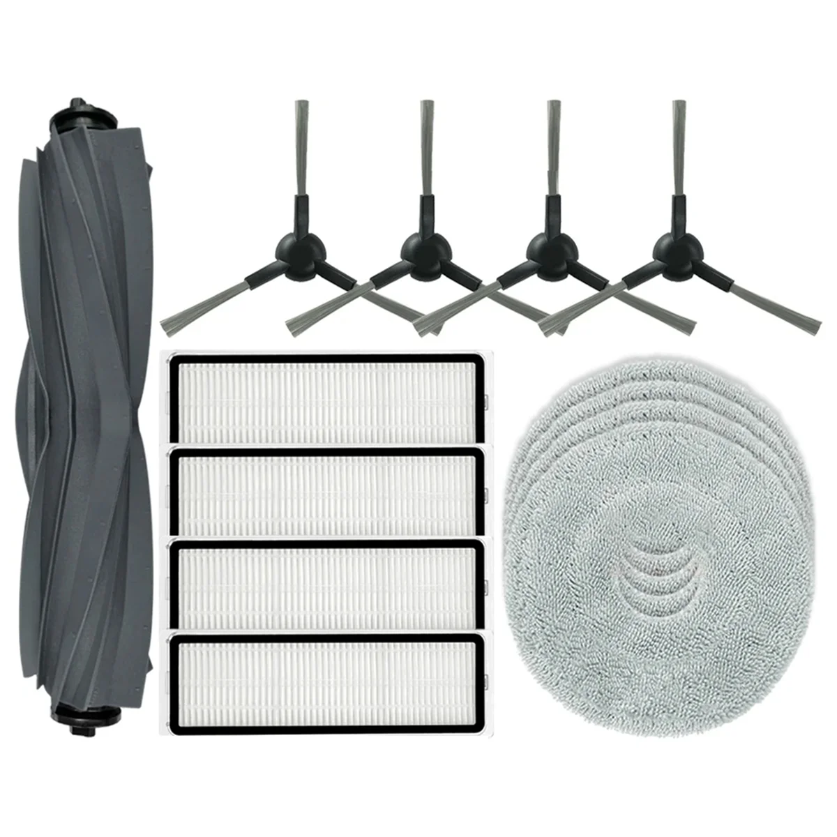 A66T для Dreame L10s Pro Gen 2, детали для робота-пылесоса, основная боковая щетка, сменный фильтр для швабры