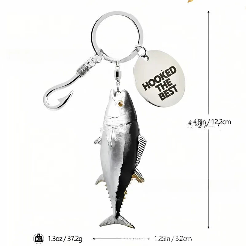 Simulation Fish Keychain, Marine Animal Pendant Gift