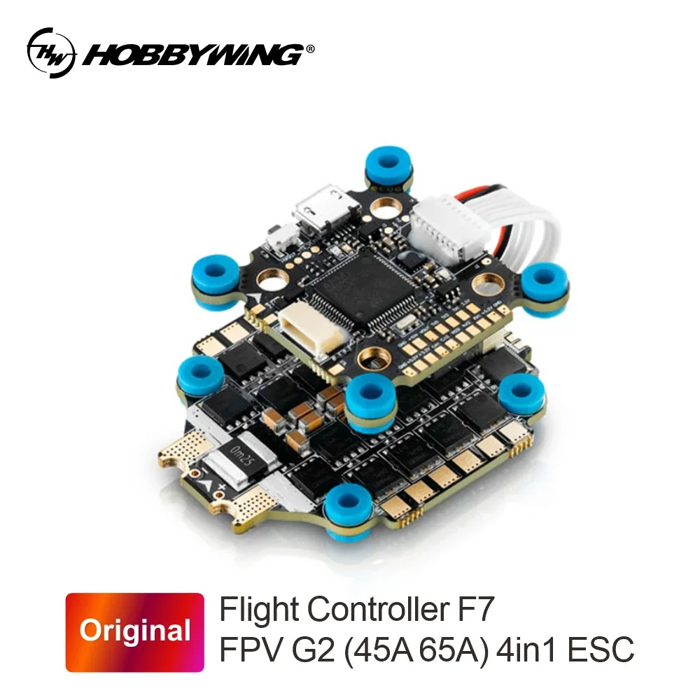 BoMassHobbywing Xrotor FPV G2 4in1 ESC Competition 45A 65A 3-6S LiPo Flight Controller F7 BLHeli-32 Firmware Read 4 High Perform