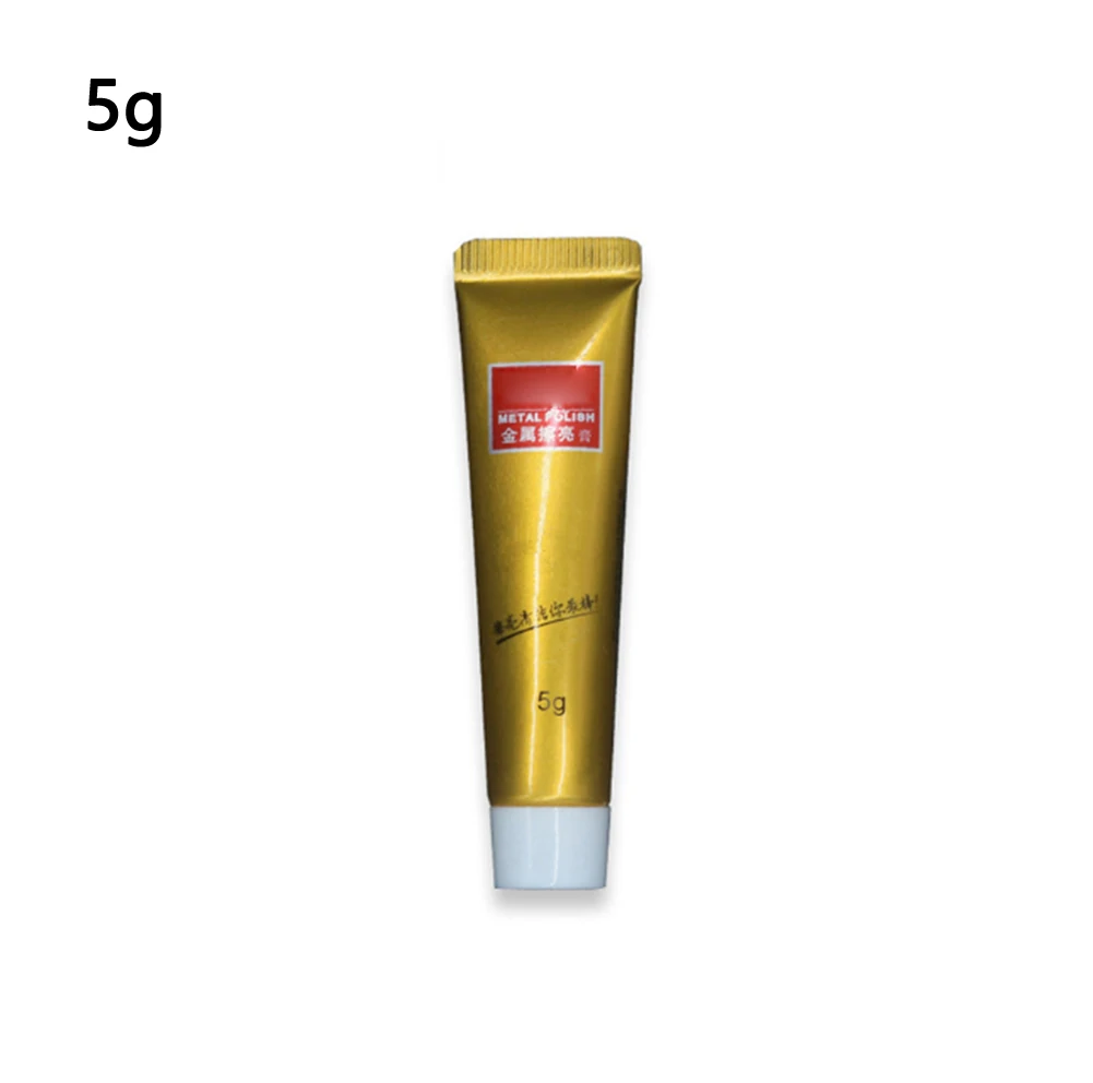 Crema lucidante per metalli Crema detergente multipla Rimozione ruggine Cera lucidante Pasta lucidante per specchi ceramica in acciaio inossidabile 5/10/15g