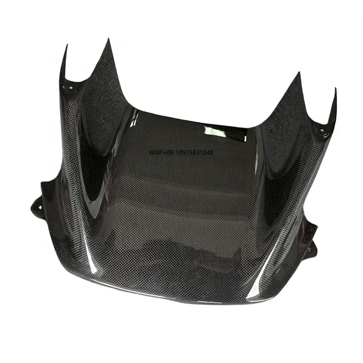 

OEM Style Dry Carbon Fiber Front Lip and Bumper Cover for SF90 2020-2021 High Quality Front Bumper Center Vent