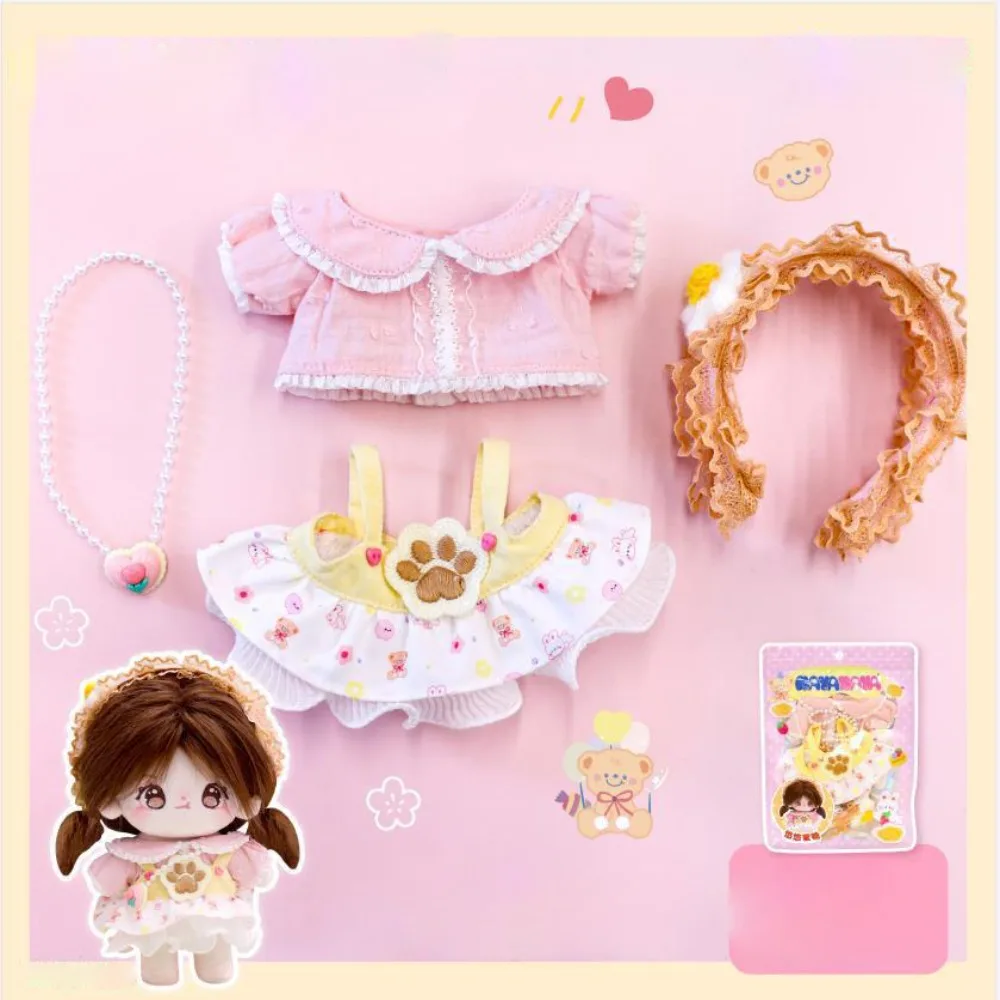 New Elegant 15-20cm Doll Clothes DIY Cute Girl Toy Gift Pretty Casual Doll Accessories Changing Dressing Game