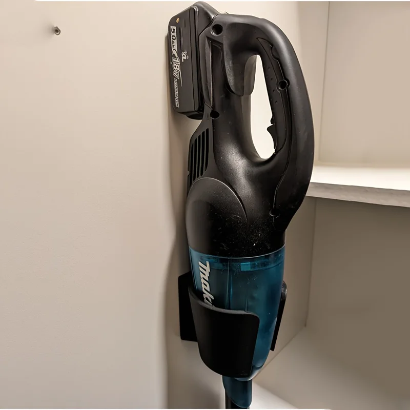 1PC Vacuum Cleaner Wall Mount Bracket - Space Saving RV Storage Wall Installation Suitable for Makita Portable And Cordless Vacu