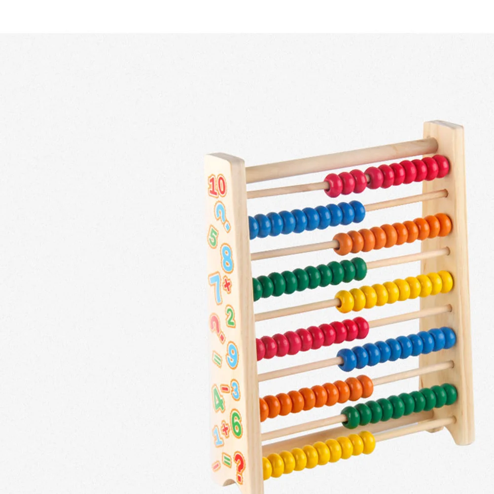Cadre de calcul de perles mathématiques en bois, boulier pour enfants, comptage coloré, cadre informatique pour l'éducation précoce, cadeau pour enfants