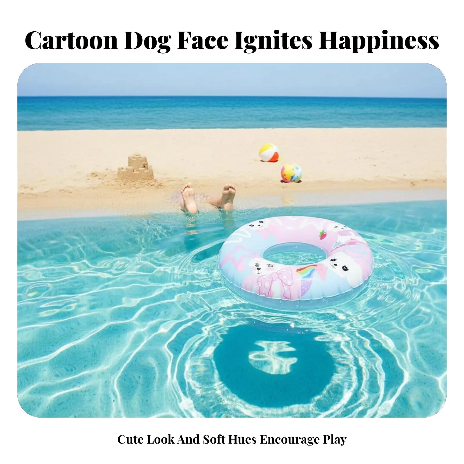 Flotador Inflable para Bebés, Diseño de Dibujos Animados, Varios Tamaños, Accesorio para Piscina y Playa