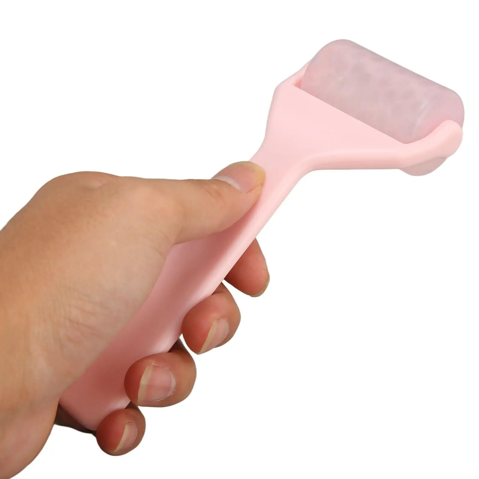 눈 피로 완화, 피부 쿨링, 리프팅 및 브라이트닝 효과를 위한 재사용 가능한 아이스 페이스 롤러 (가정용)