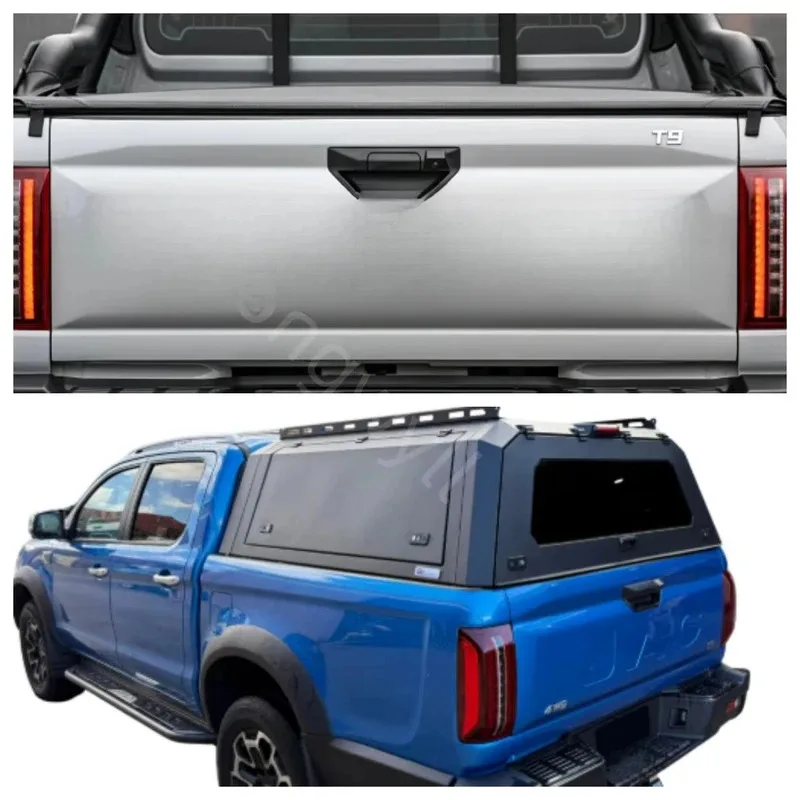 

Top quality Customized for T9 Double Truck Bed Smart Cap Hard Aluminum Waterproof Canopy for Pickup Truck Tub Topper Truck