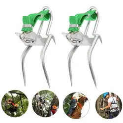 Tree Climbing Tool Pole Climbing Spikes For Hunting Shoes Tree Steel Climbing Simple Picking Observation Fruit Use O8I6