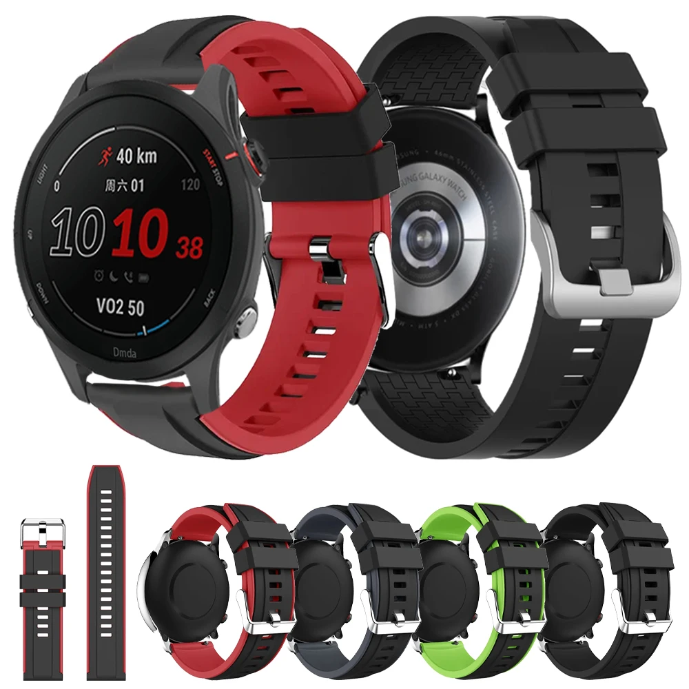 22mm 20mm Silikon band für Garmin Venu 3 Band Vorläufer 265 255 245 Musik vivo active 4 Bänder Garmin Venu sq 2 plus Armband