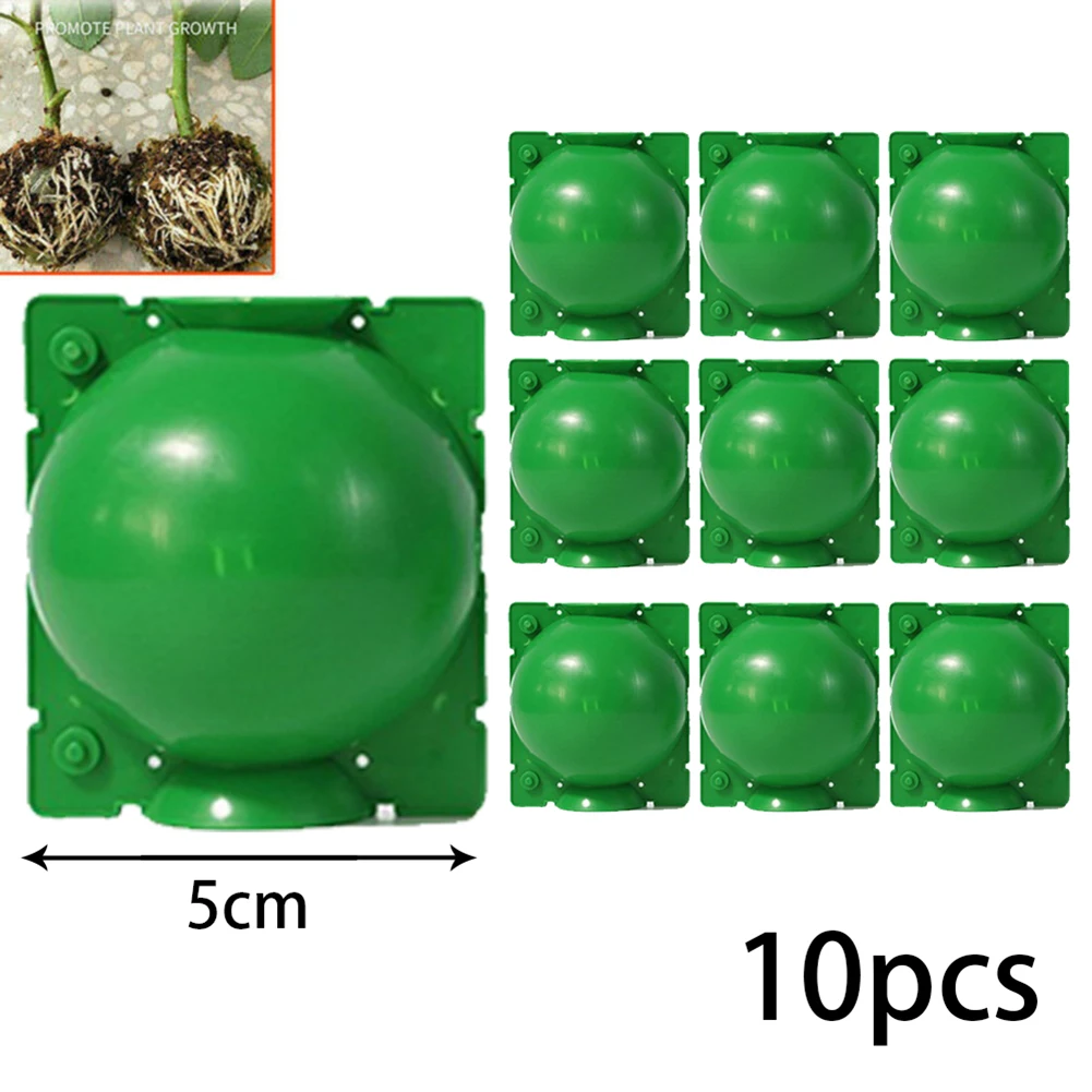 

10x Plant Rooting Equipment High Pressure Propagation Ball Garden Graft Box For Roses, Climbers, Trees, Fruit Trees