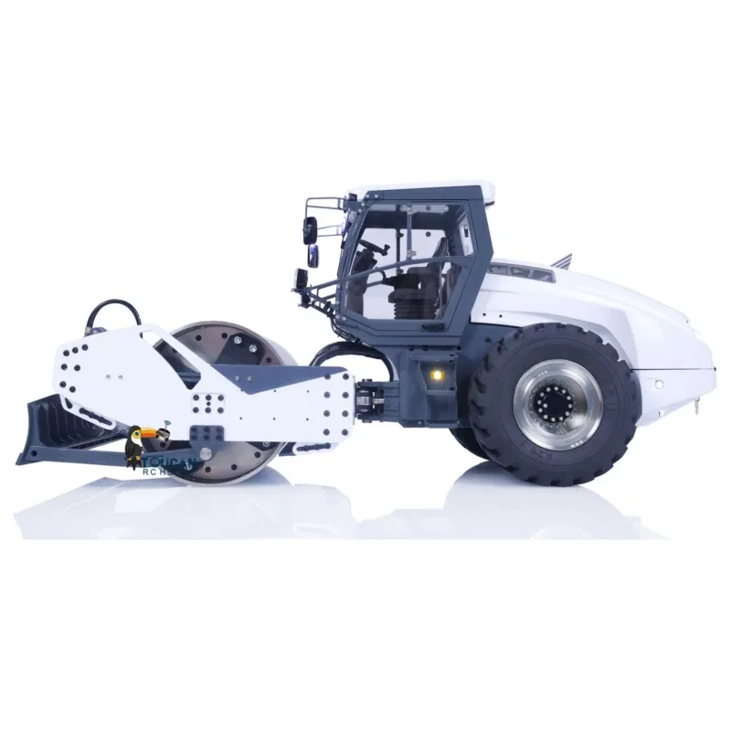 LESU 1/14 Aoue-H13i الهيدروليكية RC الطريق الأسطوانة RTR المعادن البناء بعجلات سيارة شاحنة أنظمة الصوت الخفيفة لعبة نموذج THZH1534