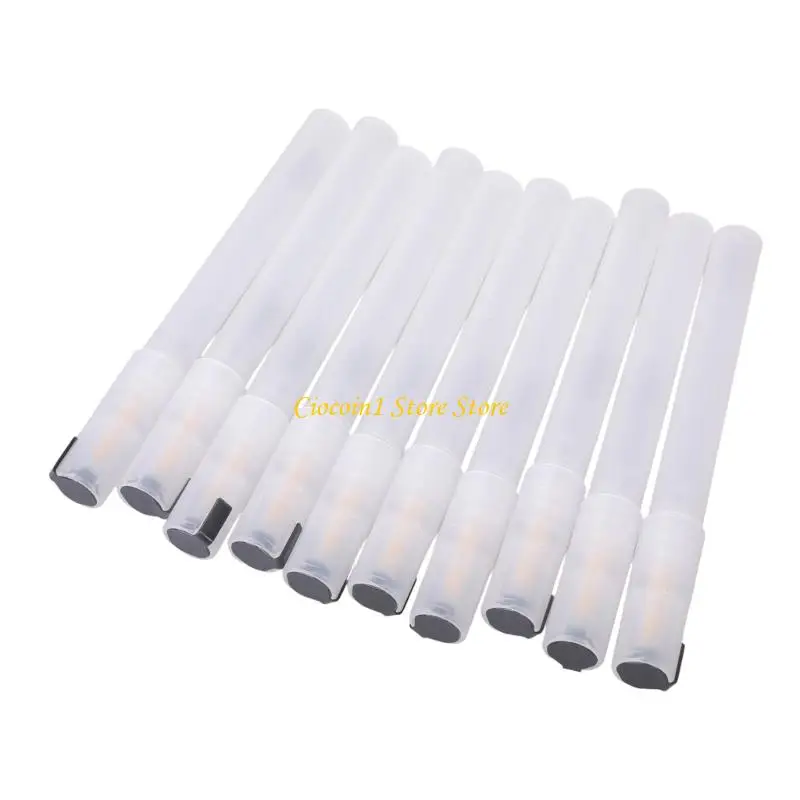 

A3PC 10 упаковок многоразового маркера с краской для художественных проектов «сделай сам» и промышленной маркировки, прозрачные