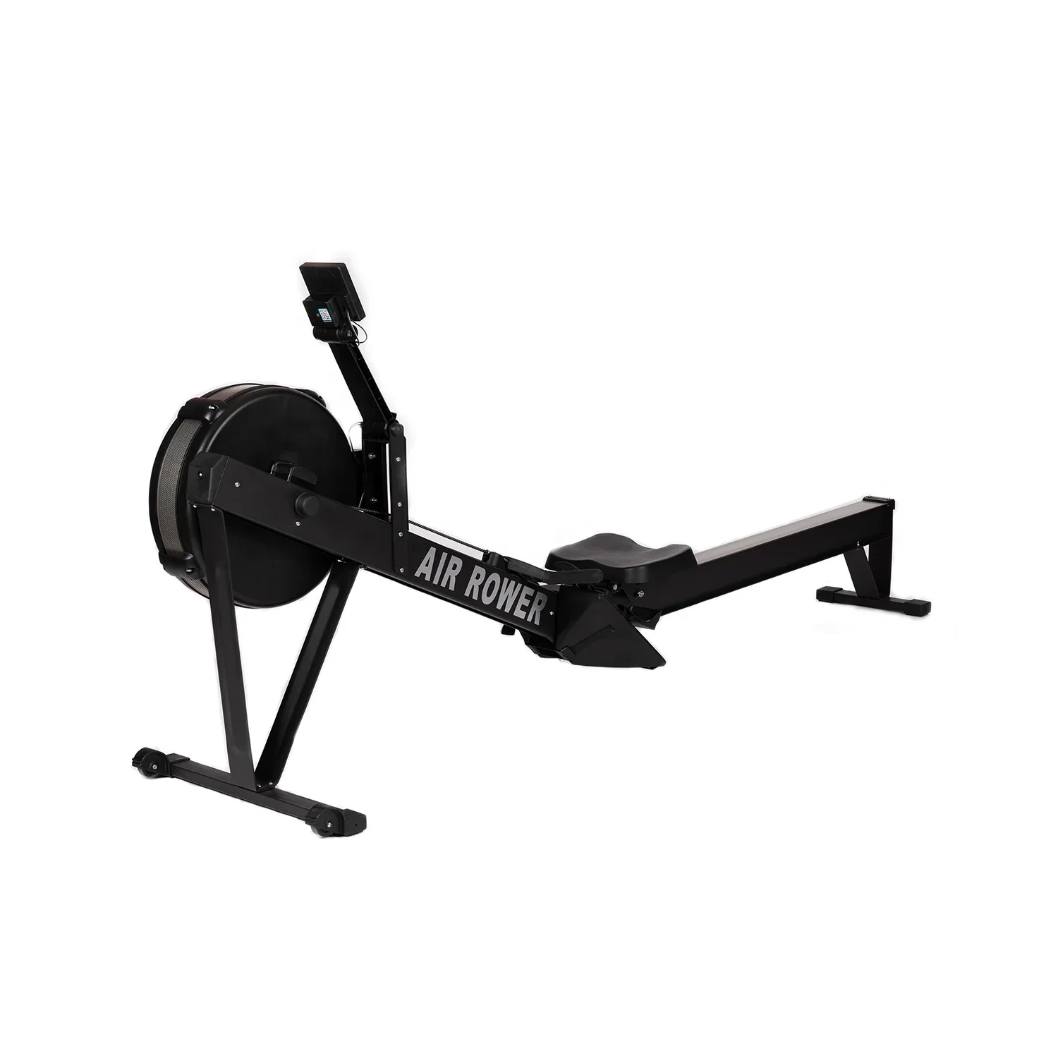 

2023 New Gym Equipment Frame Home Training Rowing Machine Air Rower for Cardio Exercise Indoor Silver Unisex TODO